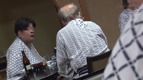 Shy waitress overwhelmed by dual remote vibrators in both holes, moaning helplessly as