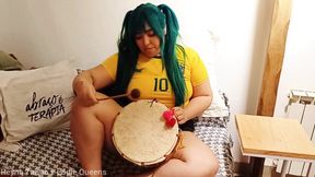 Alluring milf Miku gets banged on stairs and creampied by stepbrother Kaito