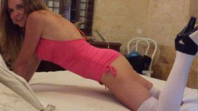 Horny Blonde MILF does 7 position fuck suck and rim
