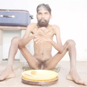 Sexy hot boy Rajeshplayboy993 eating carrot part 2.