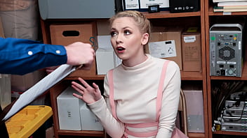 Troublemaking Teen Arrested - Interrogation in Security Office