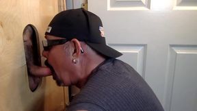 Construction Stud Gloryhole Blowjob
