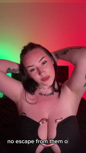 Captivating moment from &quot;Sexy dominant goth fantasy JOI&quot;