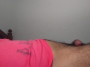 Jerks Off with Dildo (Frotting With Cumshot)