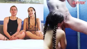 Ersties - Outdoor pool adventure with thrills and wet climax