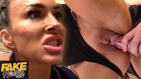 Fake Hostel - Horny&#x1F975; MILF bullies liar into giving her a creampie