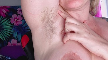 JOI Cum on my pits