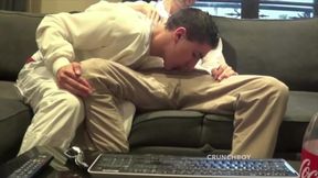 Matt Kenedy submitted to sneakers of straight bad boy