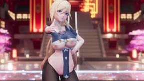 [mmd] Marionette Erotic Uniform Black Stockings