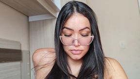 My nose looks more attractive with glasses!