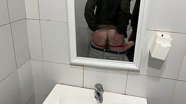 Picked up a Straight Student and Fucked him in Public Toilet [4K]