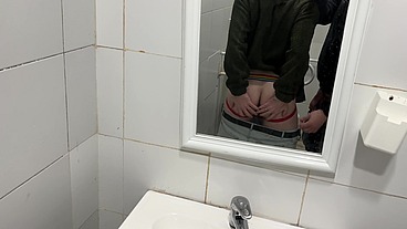 Picked up a Straight Student and Fucked him in Public Toilet [4K]