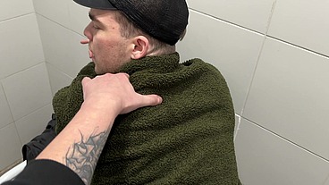 Picked up a Straight Student and Fucked him in Public Toilet [4K]