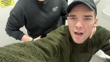 Picked up a Straight Student and Fucked him in Public Toilet [4K]