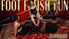 Foot Fetish Fun In Bondage