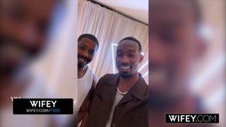 WIFEY Sexy Blonde Hotwife Heidi Jo Gets BBC Double-Teamed And Creampied