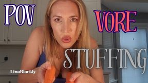 Sultry POV VORE Food Pegging Stuffed & Roasted