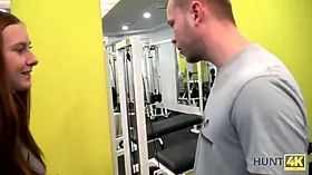 Hunt4k. slim teen interrupted instructing to be screwed for..