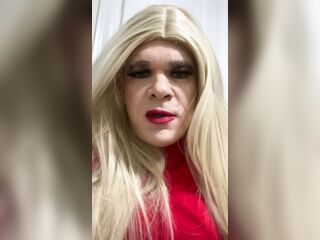 Concupiscent Crossdresser squirts on a sex-toy hands free then sucks it talks smutty to the camera