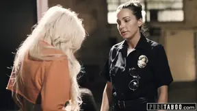 Sexy Vid Lesbian Cop Punishes Teen Caught Vandalizing