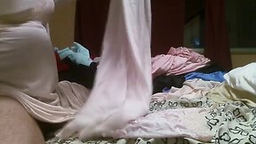 Nylon nightie fun