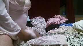 Nylon nightie fun