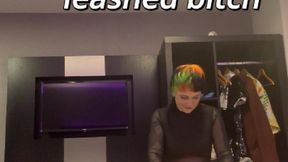 Pegging My Leashed Masked Pup – Watch Me Destroy His Hole