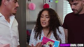 Mommy's naughty&#x1F608; secrets exposed - three cocks ravage her tight, taboo ass&#x1F351;