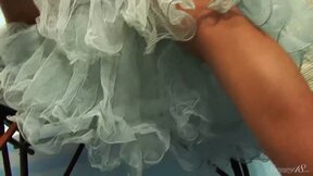 ”Sensual Brunette Isabella Teases Her Slim Naked Body!”