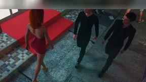 Cold wieners for hot redhead. 3D porn cartoon sex