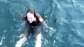 Underwater Swimming Girls On Tenerife
