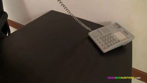 Old manager auditions young Thai girl on casting couch