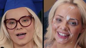 Creamy Facial Cumshot for Hot Elsa Jean, Must-XXX Video Now!