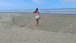 Risky public masturbation for unknown redhead who liked it!