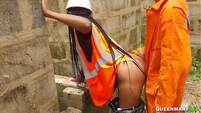 Female site Engineer got fucked by a big cock worker