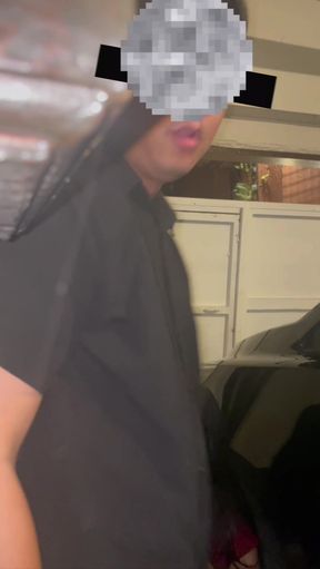 Slim solo girl gets a facial and takes it like a pro