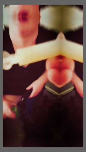 Nasty BBW Eating Mick Stabbers Snot Out of Syringe