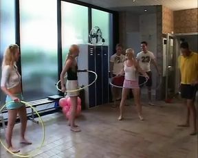 I&#039;m a horny slut and let my pilates instructor fuck my wet pussy