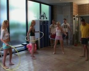 I&#039;m a horny slut and let my pilates instructor fuck my wet pussy