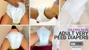 adult very peed diapers - zuleyka kink