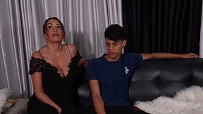 Stepmother takes his erectile dysfunction in her own hands