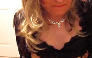 Early video of me milking my prostate while in chastity