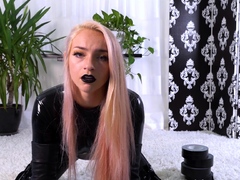 Horny Blonde In Solo Masturbation