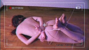 Tape 009 (A): Foot photography while she's hogtied and blindfolded