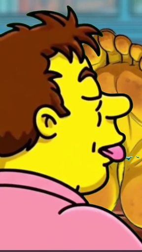 "my God, How Low I Have Fallen!" Cartoon Foot Fetish