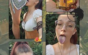 Witcher Ciri Blowjob and Cumplay