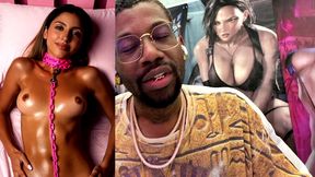 beautiful oily bronze skinned stepdaughter has a tighter pussy than stepmommy, ai generated