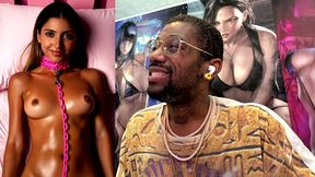 beautiful oily bronze skinned stepdaughter has a tighter pussy than stepmommy, ai generated