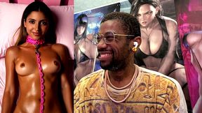 beautiful oily bronze skinned stepdaughter has a tighter pussy than stepmommy, ai generated