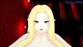 Secret room tryst with a sexy elf - POV anime hentai